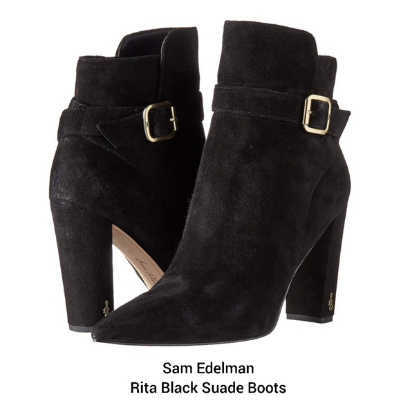 Sam Edelman Shoes - Sam Edelman Rita Suade Booties/Boots